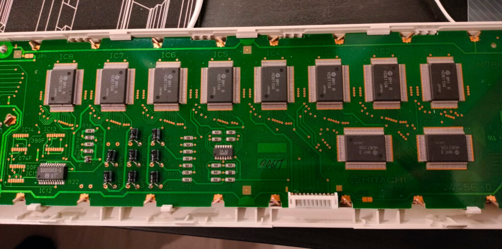 brother LW-1 display innards